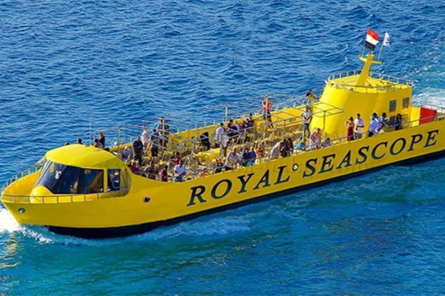 Passeio de Barco com Fundo de Vidro em Sharm El Sheikh