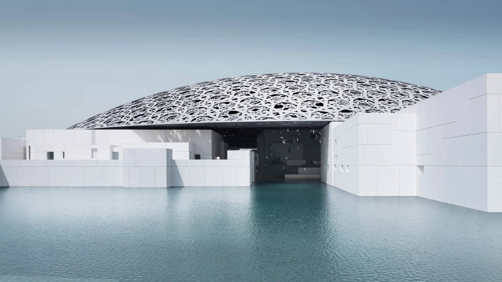 Abu Dhabi com o Museu do Louvre