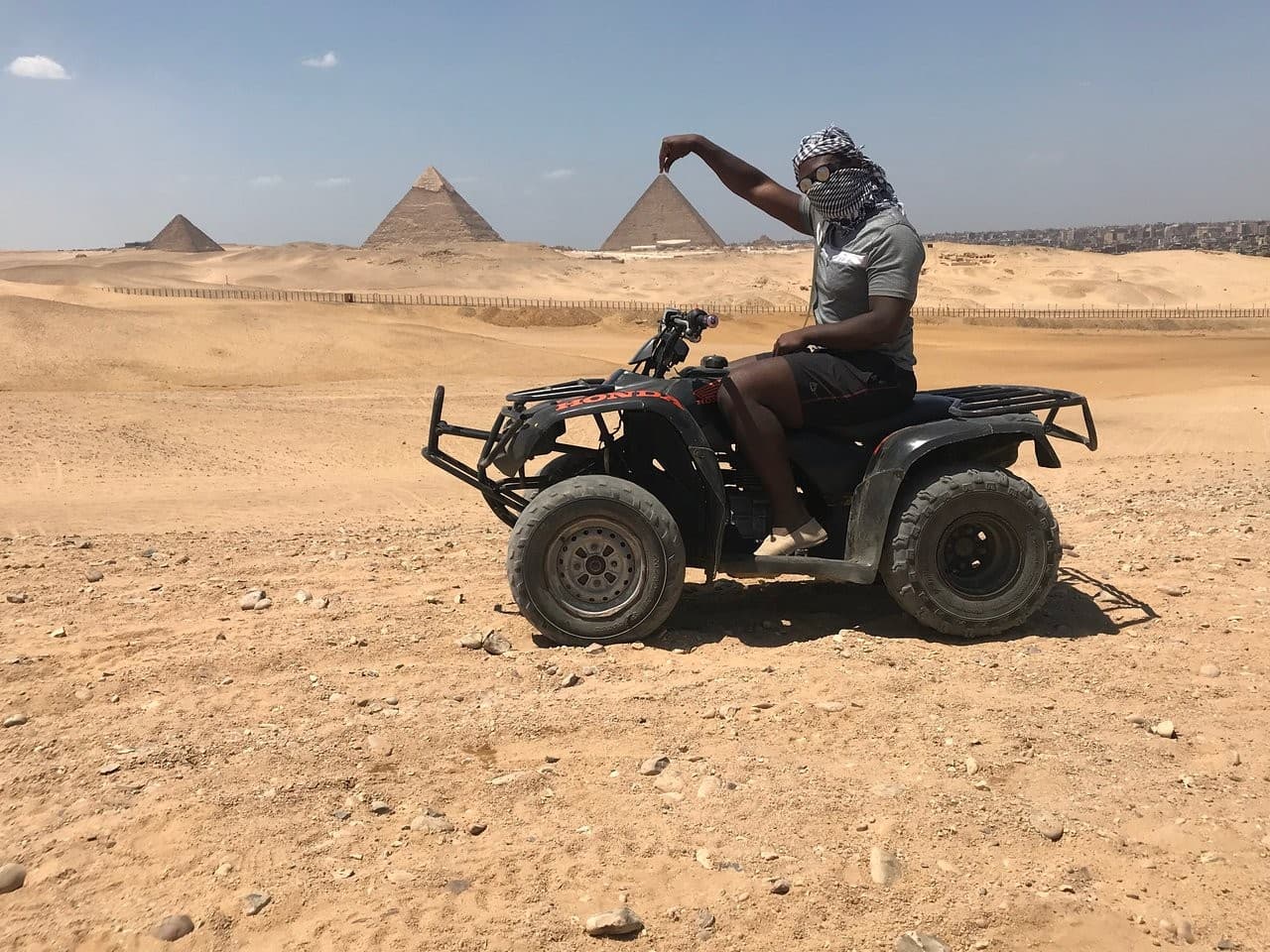 Safari de Moto 4 nas Pirâmides de Gizé