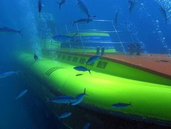 Excursão de Submarino Sindbad a partir de Hurghada