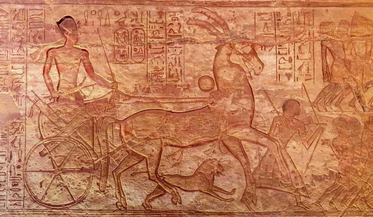 Ramesses II Red Granite Statue